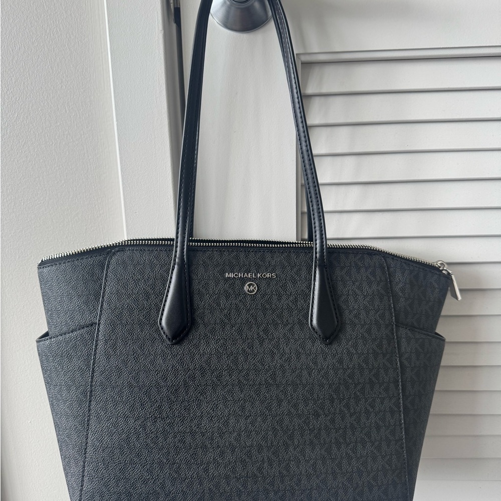 Michael Kors Black Logo Tote Bag